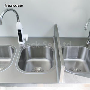 Blackser Standard australiano 4.8m in fibra di vetro in alluminio Mobile Food camion rimorchio per la vendita nuovo carrello Fast Food - Product Image 4