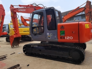 Excavatrice Hitachi EX120-5 2022, 12 tonnes, 0-2000 heures, moteur Isuzu A-4BG1 du Japon, hydraulique d'origine, pompe à engrenages, roulement certifié - Product Image 2