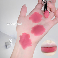Rouge à lèvres Gege Bear Cute Bear Soft Mist Velvet, rouge à lèvres mat lisse, adapté à tous les tons de peau, rouge à lèvres cosmétique quotidien