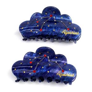 CANYUAN 9.7cm Mode Créative Verseau Acrylique Pince À Cheveux Personnellement Personnalisé Unique Pince À Cheveux Grande Pince À Cheveux En Acétate - Product Image 3