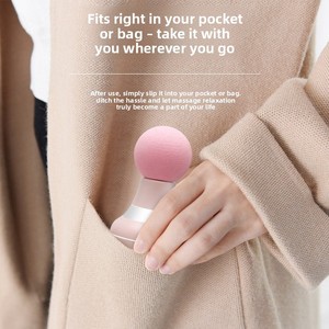 Mini masseur électrique domestique pour la relaxation, avec batterie intégrée, fonction musicale, pour le cou, le bas du dos et le corps - Product Image 4