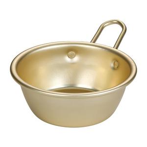 Gold Aluminum Bowl With Handle Condiment Bowl For Home Kitchen Use Solid Color Pulling And Polishing Process - Product Image 4