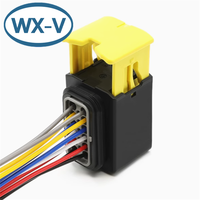 1813288-1 harness tipe JAE JAE konektor tahan air otomotif 34 Pin papan PCB Terminal kawat Harness Plug MX23A