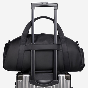 Wholesale Custom Custom New Style <b>Macaron</b> Pastel <b>Pink</b> Travel Sport Yoga Gym Fitness Weekender Nylon Women Duffel Bag - Product Image 6