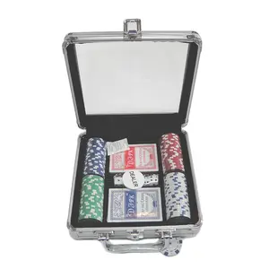 专业扑克套装定制100筹码套装与PS材料