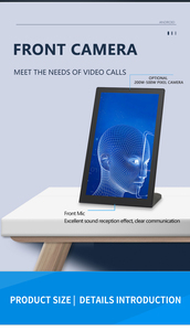 Nueva Pantalla Táctil Inteligente para el Hogar con 10 Puntos de Contacto, Alimentación por PoE, Tablet para Conferencias con Cuatro Luces Laterales, Pantalla para Sala de Reuniones, Android 8.1 - Product Image 3