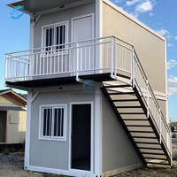 Maison mobile préfabriquée en acier d'usine - Maison préfabriquée intelligente de luxe en kit mobile / bureau sur remorque que vous pouvez transporter