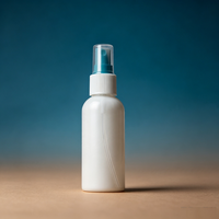 Flacon pulvérisateur cosmétique de 30 ml, brume fine, bouchon à vis, buse transparente en plastique, hydratant, rechargeable, vente en gros