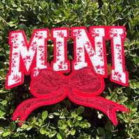 Mini patchs à paillettes brodés personnalisés Valentin Large Loved Mama Chenille patchs en chenille thermocollants pour vêtements