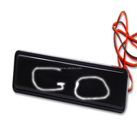 Badge LED lumineux personnalisé pour calandre de voiture, accessoires extérieurs de voiture, vente en gros