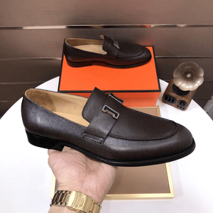 Oxford Shoes Square Toe Buckle <b>Slip</b>-On <b>Full</b>-grain Cowhide Upper Foamed Rubber/Latex Midsole Rubber Outsole Fabric Lining All - Product Image 4