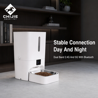 Distributeur de nourriture intelligent pour animaux de compagnie, étanche, 7L, avec caméra, surveillance à distance et Bluetooth WiFi, pour intérieur, voyage et extérieur