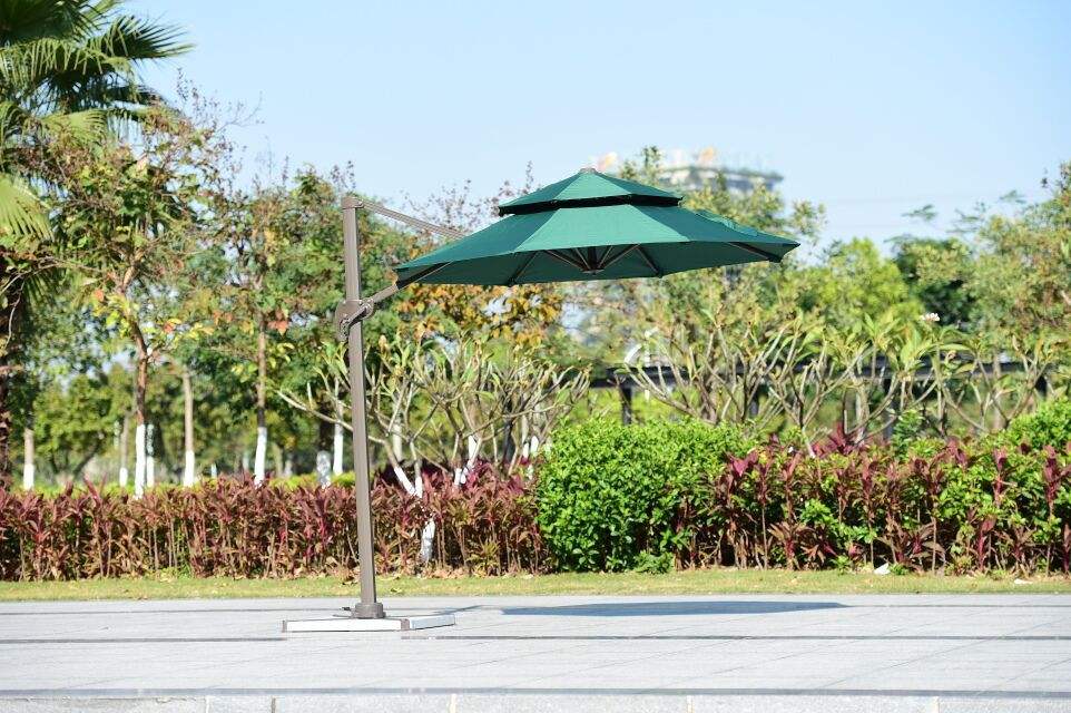 3 m round dark green