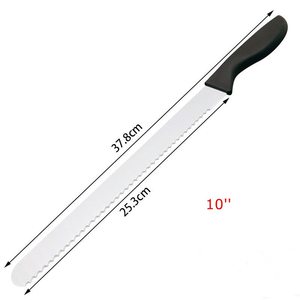 <span class=keywords><strong>Couteau</strong></span> <span class=keywords><strong>à</strong></span> pain et trancheur <span class=keywords><strong>à</strong></span> gâteau dentelé de 8'', 10'', 12'', 14'' avec manche en plastique, <span class=keywords><strong>couteau</strong></span> <span class=keywords><strong>à</strong></span> gâteau de mariage pour trancher les pains et les gâteaux - Product Image 2