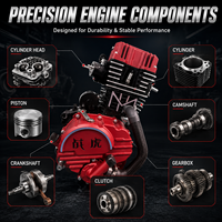 Moteur de moto 300cc refroidi par eau, 12,5 kW, embrayage manuel, démarrage électrique, unité de puissance complète pour moto - Vente en gros