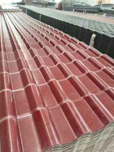 Teja Cuadrada de PVC ASA Colorida, Techo de <span class=keywords><strong>Pizarra</strong></span> Sintética Azul, Impermeable - Product Image 4