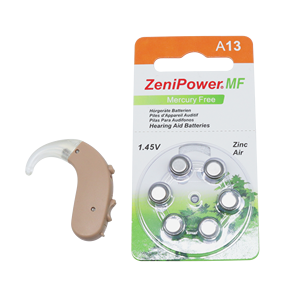 แบตเตอรี่เครื่องช่วยฟัง 1.45V แพ็ค 6 ก้อน (A13/A312/A675/A10) อุปกรณ์เสริมสำหรับเครื่องช่วยฟัง - แบตเตอรี่ซิงค์แอร์ใช้งานได้ยาวนาน เหมาะสำหรับเครื่องช่วยฟังแบบ BTE/IIC/CIC - Product Image 2