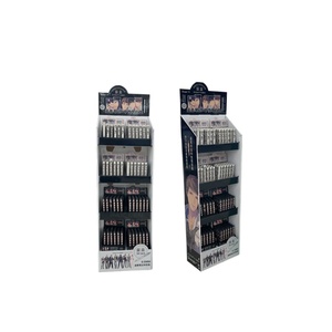 ชั้นวางแสดงสินค้าเครื่องดื่มแบบกำหนดเองสำหรับซูเปอร์มาร์เก็ต ชั้นวางกระดาษแข็งสำหรับไวน์ ชั้นวางแสดงขวดสุราและเครื่องดื่มชูกำลัง - Product Image 5