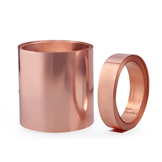 99.9% Pure Copper Strip C11000 C12000 C10200 Decorative Earthing Copper Coil Wire Foil Roll Price