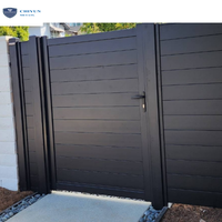 Puertas Inteligentes Modernas de Lamas que se Abren y Cierran Automáticamente, Puertas de Garaje y Portones de Jardín