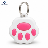 Traceur Bluetooth en forme de patte, dispositif anti-perte à alarme bidirectionnelle pour animaux de compagnie, clés, téléphone, pour chiens, chats, enfants, personnes âgées
