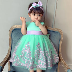 Nuevo Diseño de Vestido Elegante para Bebé, Vestido de Fiesta de Primer Cumpleaños para Niñas de 1 Año - Product Image 3