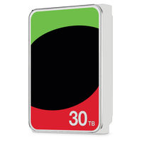 قرص صلب داخلي NAS بسعة 30 تيرابايت طراز ST30000NT011 مقاس 3.5 بوصة بواجهة SATA 6 جيجابت/ثانية وسرعة دوران 7200 دورة في الدقيقة وذاكرة تخزين مؤقت 512 ميجابايت لتخزين RAID وأجهزة الكمبيوتر