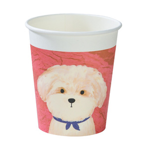 Cute Cat <b>Pattern</b> Disposable <b>Paper</b> Cups 250ml Thickened For Hot Drinks Home Use - Product Image 5