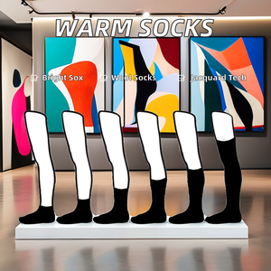 Pantofole in peluche da <span class=keywords><strong>donna</strong></span> Casual Casual da <span class=keywords><strong>donna</strong></span> in maglia spessa e Casual con Design antiscivolo con Logo personalizzato colorato - Product Image 5
