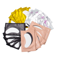Patch de Gel sous les yeux rose violet jetable de haute qualité pour les patchs de coussinets pour les yeux d'extension de cils
