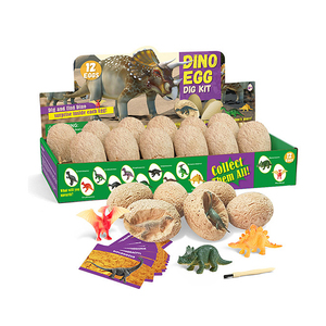 Gesso a forma di uovo scava fuori i giocattoli di dinosauro - Product Image 1