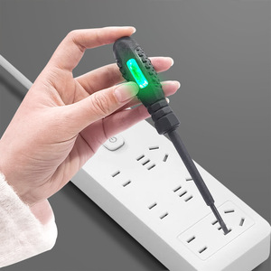 Probador de voltaje al por mayor de fábrica, destornillador multifuncional con luz de colores de alto brillo, lápiz de prueba de voltaje, Phillips y - Product Image 1