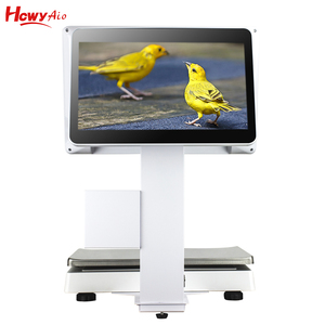 POS tout en un <span class=keywords><strong>PC</strong></span> 15.6 pouces écran tactile moniteur POS caisse enregistreuse imprimante Terminal balance électronique - Product Image 3
