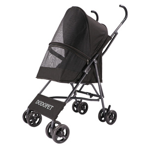 Faltbarer Tragbarer Haustier-Kinderwagen mit 4 Rädern, Abnehmbarer Träger, Luxuriöser Leichtgewicht-<span class=keywords><strong>Trolley</strong></span> für Katzen und Hunde mit Getränkehalter, Robust - Product Image 1