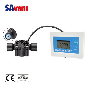 SAVANT DigiFlow 8100T-AQ, connecteur de débitmètre d'eau pour tube de 1/4 po, accessoires pour purificateur d'eau - Product Image 1