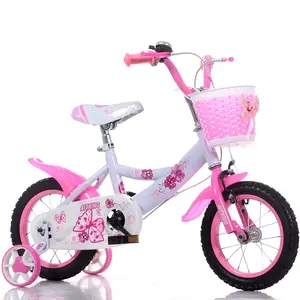 Bicicleta rosa de 16 pulgadas para niños, ciclas baratas de 12 pulgadas, 4 colores, con CE