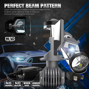 La lampadina 55W 5500 del faro della lente del proiettore di DMEX F40 H4 Mini LED lumi 9003 <span class=keywords><strong>HB2</strong></span>, Retrofit alta lampadina bassa del faro del fascio H4 - Product Image 5