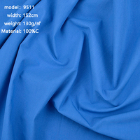 Tissu textile à fleurs en coton glacé 125gsm, popeline de coton à la mode, mousseline de coton pour la teinture des costumes, chemise, style sergé