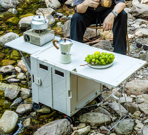 Chariot de courses pliable pour le camping, outil pliable, chariot de courses pliable personnalisable OEM, outil pliable pour le camping, chariot - Product Image 6