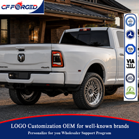 En gros Jantes forgées 4x4 polies à l'eau 22 24 pouces 8 trous PCD personnalisé à déport profond pour Pick-up 3500 Limited Heavy Duty