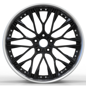 Jantes de voiture multi-rayons 2026 en vente flash, personnalisées en alliage 6061, jantes de voiture 5*112 5*120 <span class=keywords><strong>18</strong></span> 19 20 pouces, 2 pièces forgées - Product Image 4