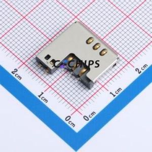 C7027-02 SIM Card Connector SMD Connector ( Connector Type: Card Holder )( Operating Temperature: -40℃~+85℃ ) - Product Image 1