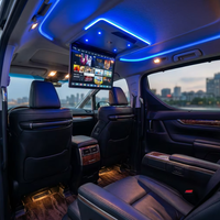Funmodern Moniteur de toit Android 14 GPS 17,5 pouces pour Toyota Alphard/Vellfire 30, écran tactile IPS sans cadre 1920x1200