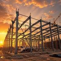 Structure en acier galvanisé à chaud préfabriquée de conception moderne pour élevage de volailles, bâtiment multi-étages pour poulailler