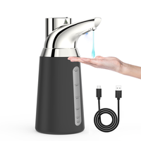 Dispensador Automático de Jabón Líquido y Desinfectante de 700 ml (23.7 oz), con Sensor Táctil, Impermeable, para Uso Comercial y Doméstico