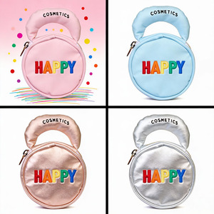 Bolsa Organizadora <span class=keywords><strong>de</strong></span> Mano Mini Bordada con Diseño Personalizable, <span class=keywords><strong>de</strong></span> Piel Sintética Suave y Linda, para Mujeres a la Moda - Product Image 5