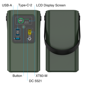 ที่ชาร์จไร้สายพลังงานแสงอาทิตย์62000mAh 100W 65W ธนาคารพลังงานร<span class=keywords><strong>ว</strong></span>ดเร็<span class=keywords><strong>ว</strong></span>กลางแจ้งแบตเตอรี่ LiFePO4ชาร์จพลังงานแสงอาทิตย์ - Product Image 2