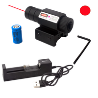 Vente chaude 10x Grossissement Tactique Laser Sight En Alliage D'aluminium Optique Rouge Laser Pointeur Dot Sight pour La Chasse Direct Usine