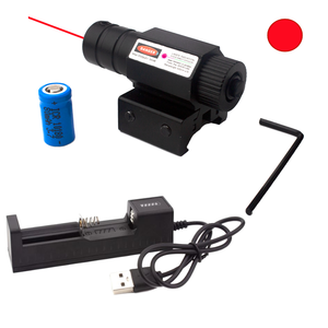 Tactical Red <strong>Laser</strong> Sight Optics <strong>Scope</strong> with Dot Sight for Hunting, Aluminum Alloy Aiming <strong>Laser</strong> <strong>Pointer</strong> - Product Image 3