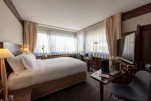 Para Radisson <span class=keywords><strong>Blu</strong></span> <span class=keywords><strong>Hotel</strong></span> Lyon Modern Panorama Deluxe Suite Muebles de dormitorio Madera maciza natural para habitación de <span class=keywords><strong>hotel</strong></span> Vestíbulo <span class=keywords><strong>y</strong></span> villas - Product Image 4